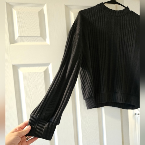 🟣Dark grey long sleeve shirt - Picture 2 of 5